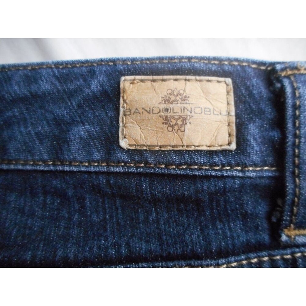 Bandolino Jeans Size 16 Mandie Classic Fit Womens cotton dark wash 5 pocket - Picture 4 of 6